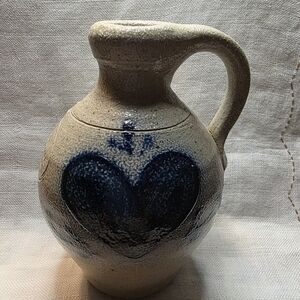 Vintage Rockdale Union Stoneware Salt Glazed Jug 1986